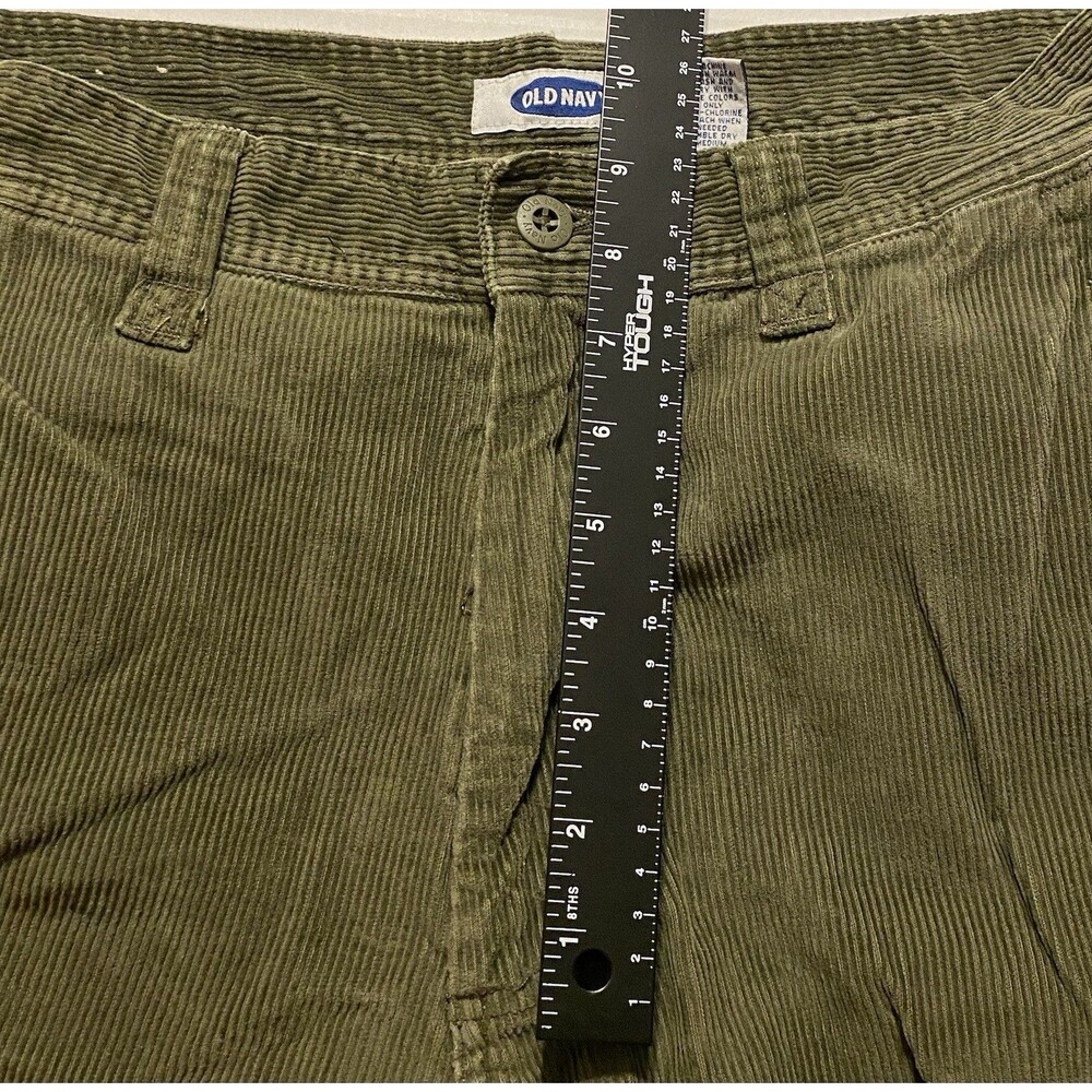 Vintage Old Navy Corduroy Cargo Pants Mens 32x31 Y2K 90s Baggy Skater Grunge - Picture 4 of 13